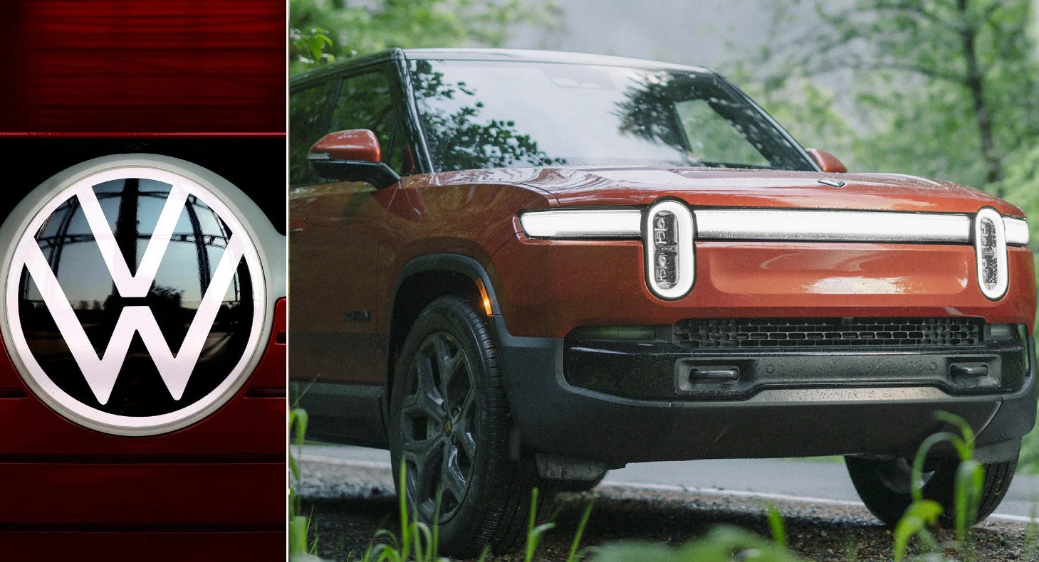 Rivian and Volkswagen EVs