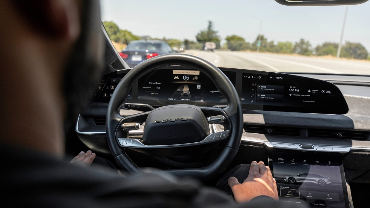 Lucid Adds Hands-Free Drive Assist