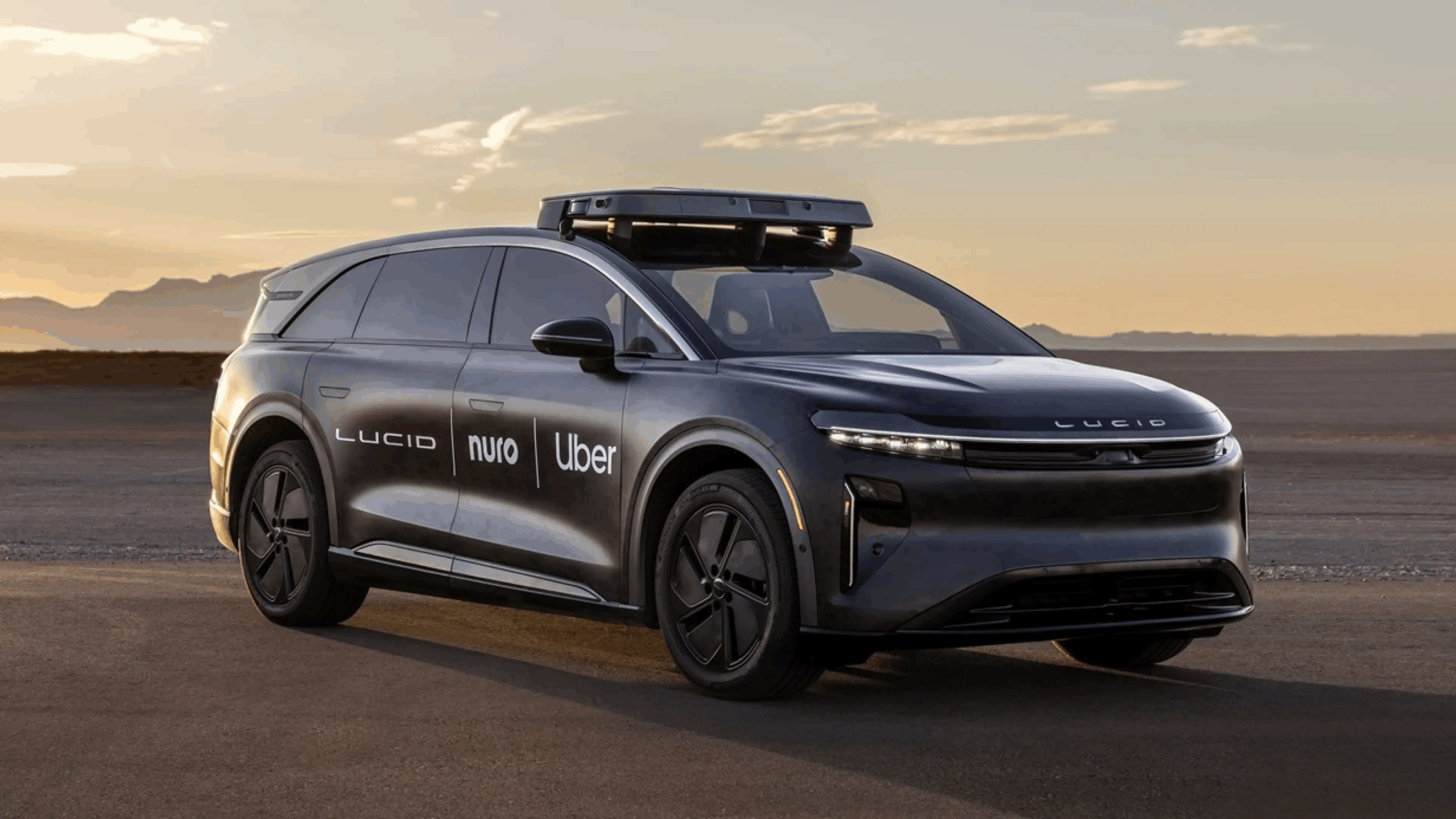 Lucid Nuro, and Uber Robotaxi
