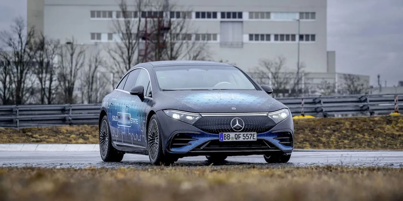 Mercedes EQS solid-state battery
