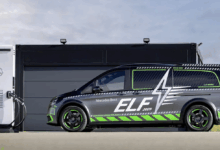 Mercedes-Benz introduced an all-in-one mobile EV charging machine ELF